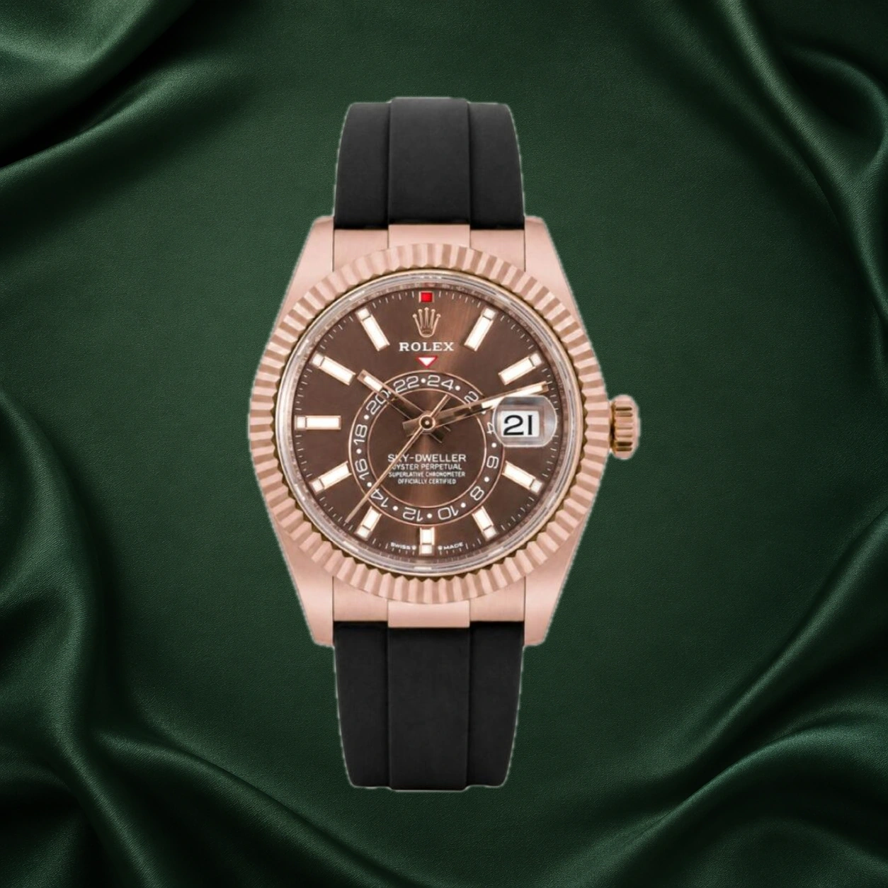 Rolex Sky Dweller Oysterflex 336235 · partner reference illustration