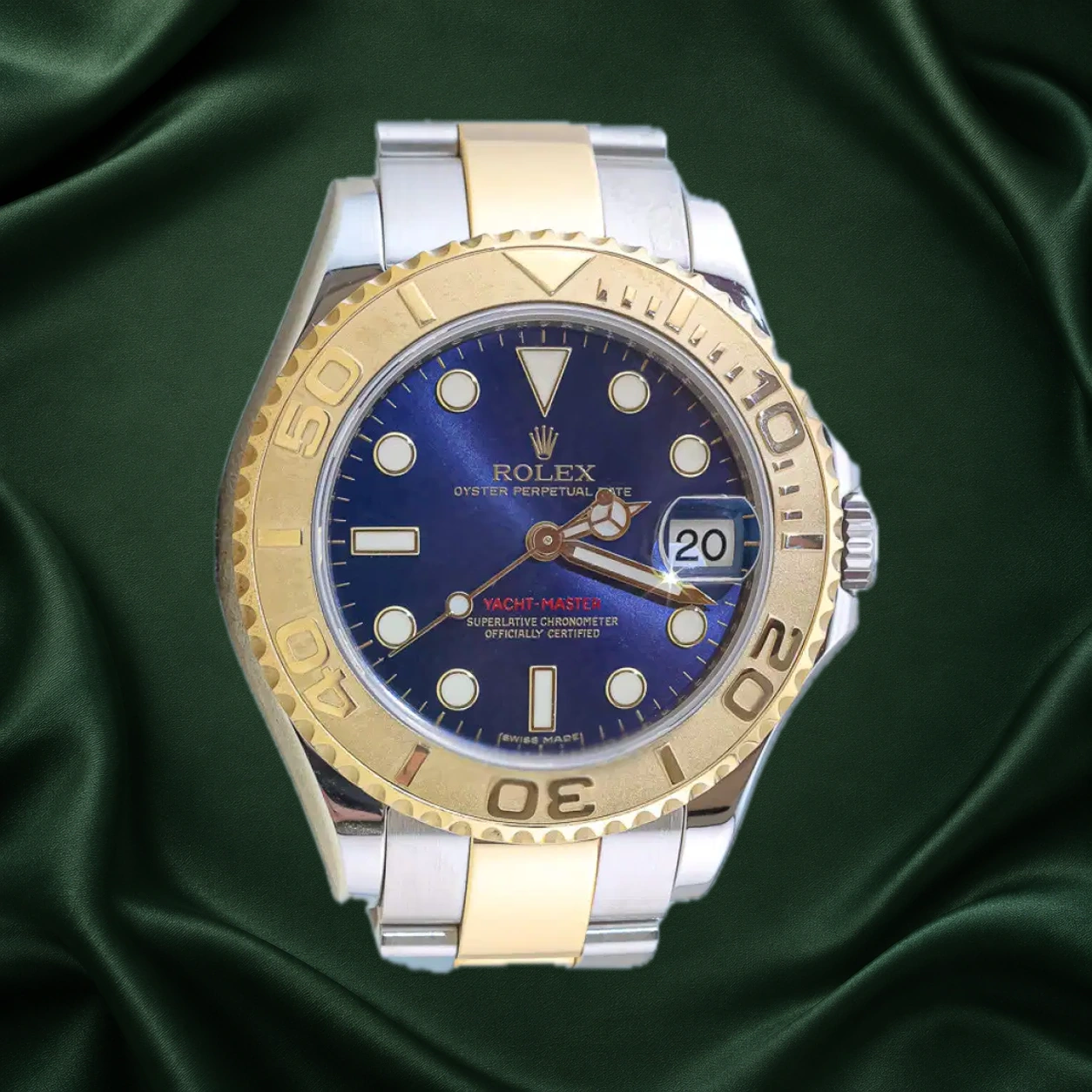 Rolex Yacht Master 168623 Blue Oyster · partner reference illustration