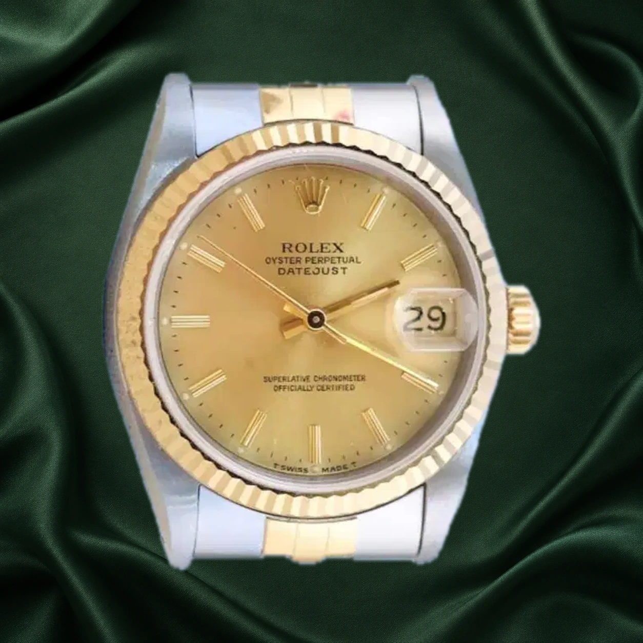 Rolex Datejust 68273 Champagne Jubilee · partner reference illustration
