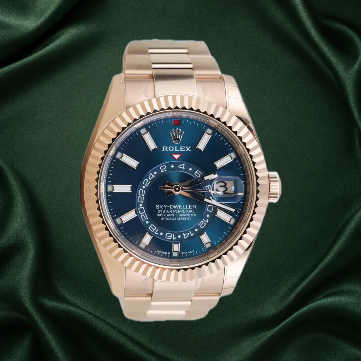 Rolex Sky Dweller 336935 Blue Oyster · partner reference illustration