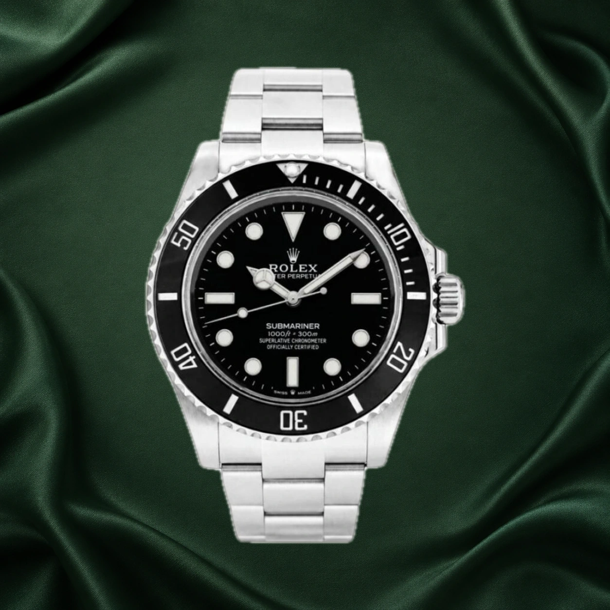 Rolex Submariner No Date Oyster 124060 · partner reference illustration