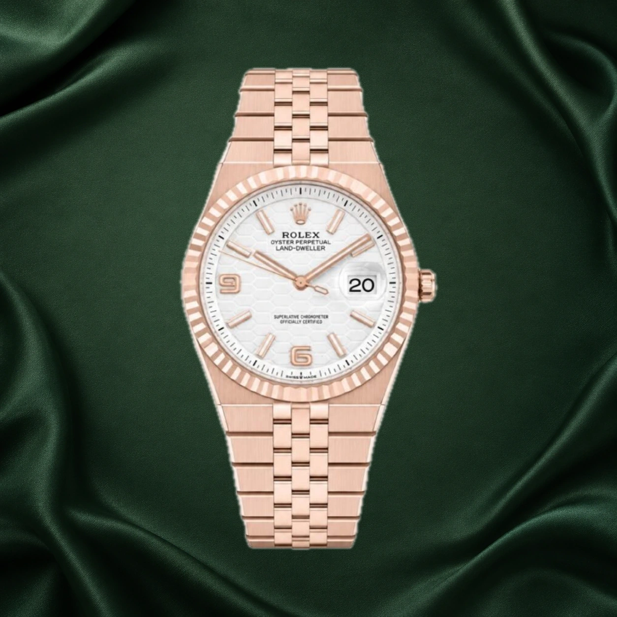 Rolex Land Dweller Flat Jubilee 127235 · partner reference illustration