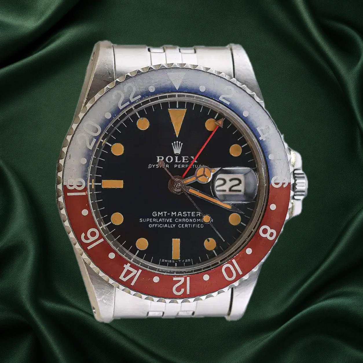 Rolex GMT-Master Pepsi 1675 Black Jubilee · partner reference illustration