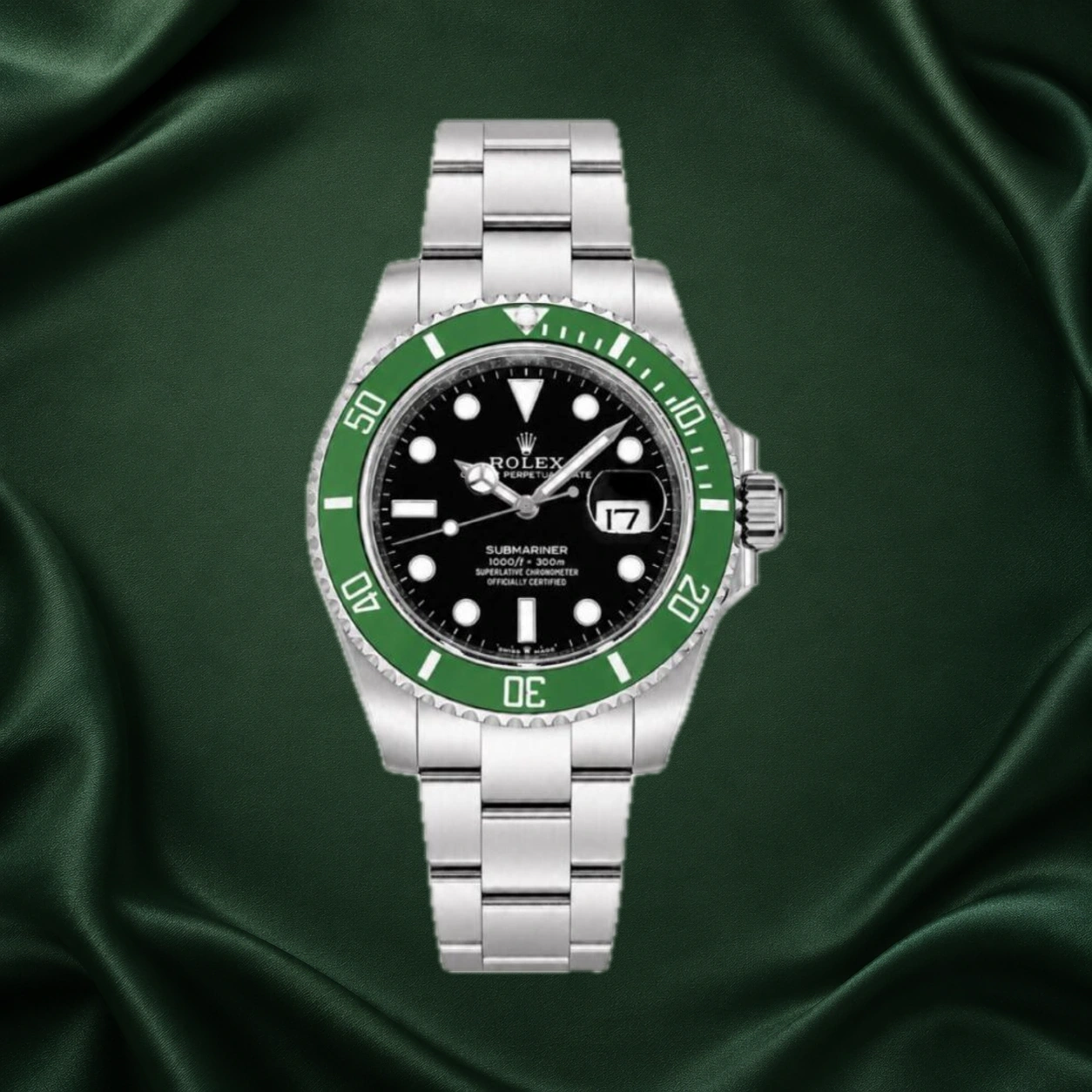Rolex Submariner Starbucks MK2 Oyster 126610LV · partner reference illustration