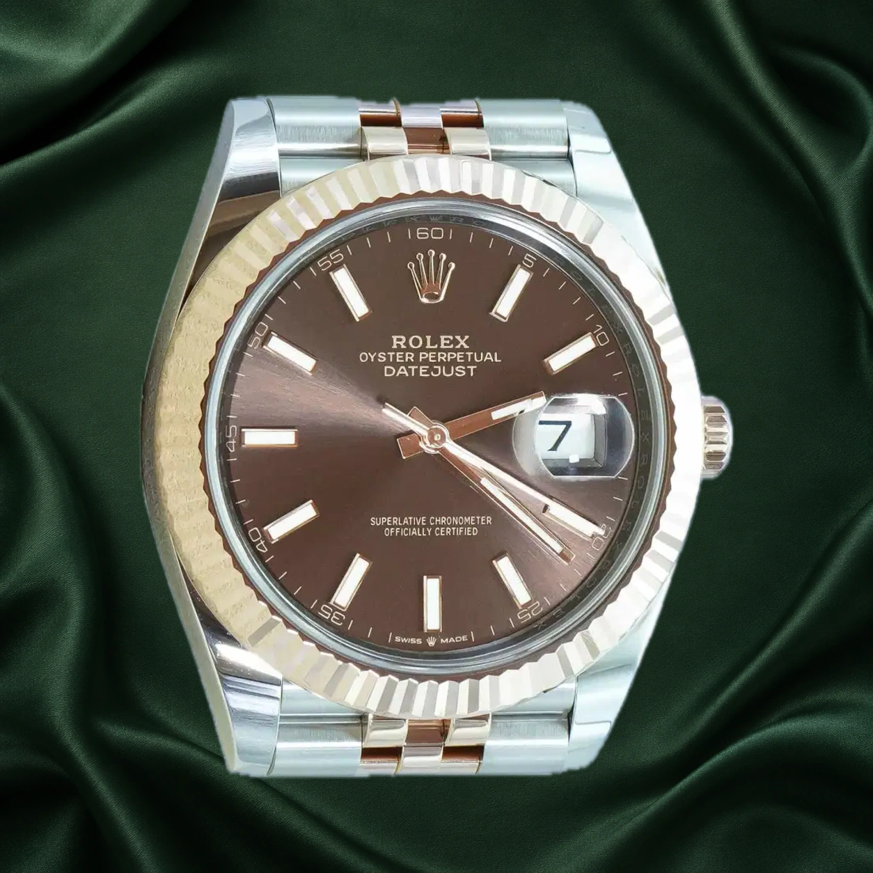 Rolex Datejust 126331 Chocolate Jubilee · partner reference illustration