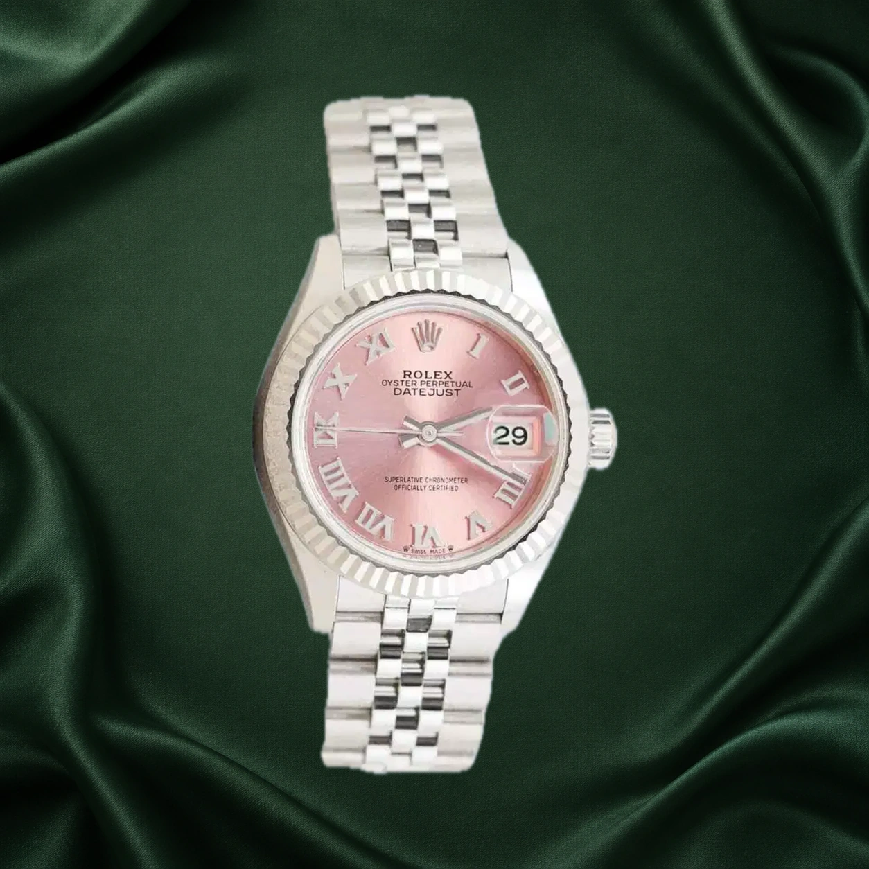 Rolex Datejust 279174 Pink Roman Jubilee · partner reference illustration