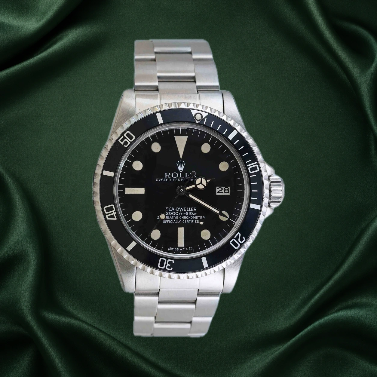 Rolex Sea Dweller Great White 1665 Black Oyster · partner reference illustration