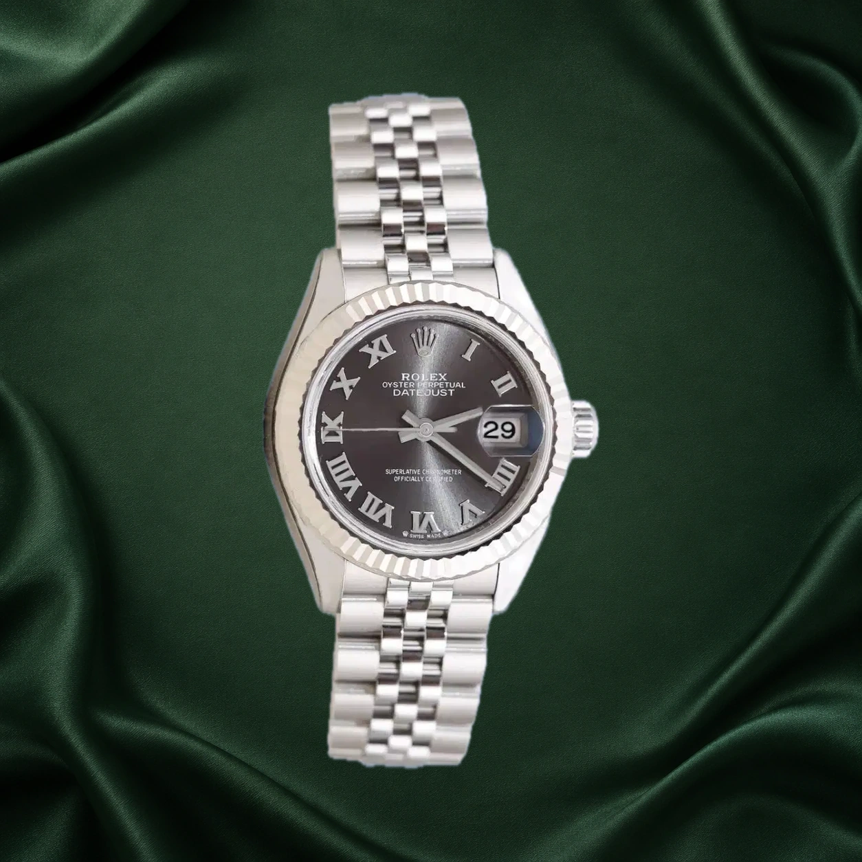 Rolex Datejust 279174 Dark Grey w Roman Jubilee · partner reference illustration