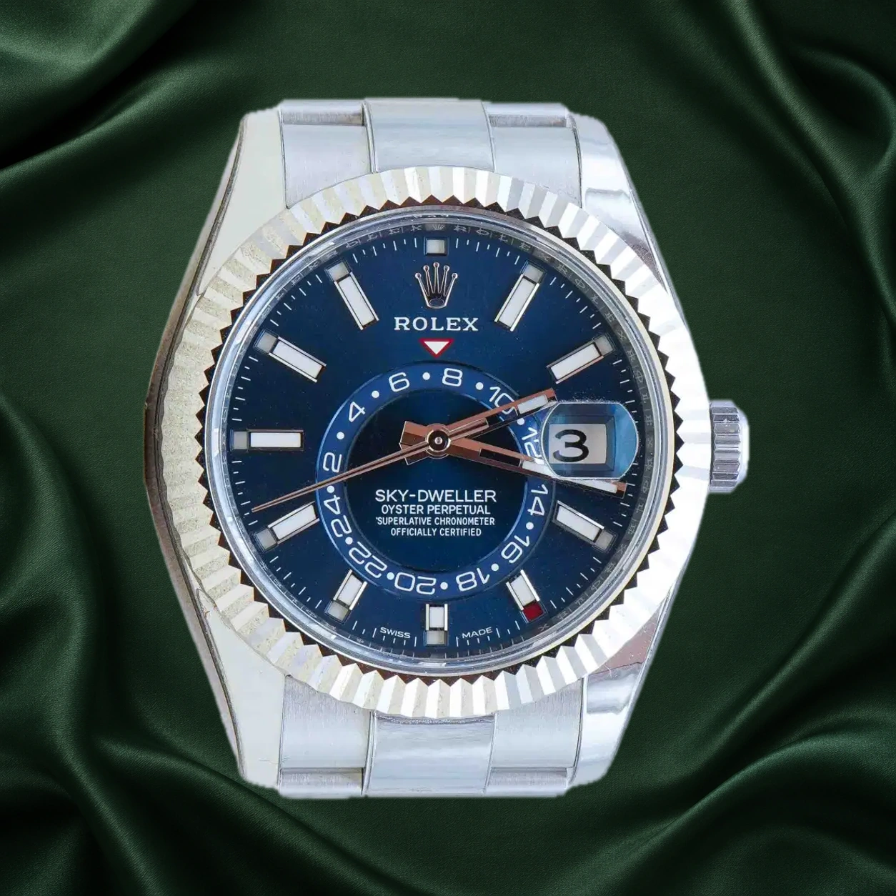Rolex Sky Dweller 326934 Blue Oyster · partner reference illustration