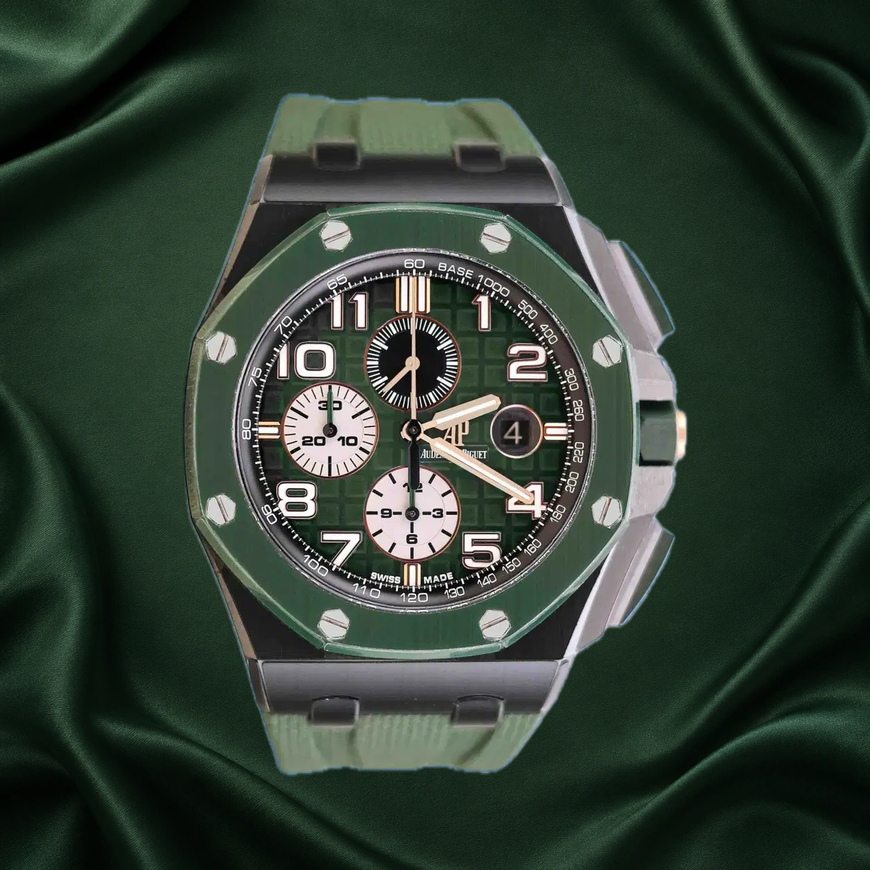 Audemars Piguet Royal Oak Offshore 26405CE.OO.A056CA.01 Green · partner reference illustration