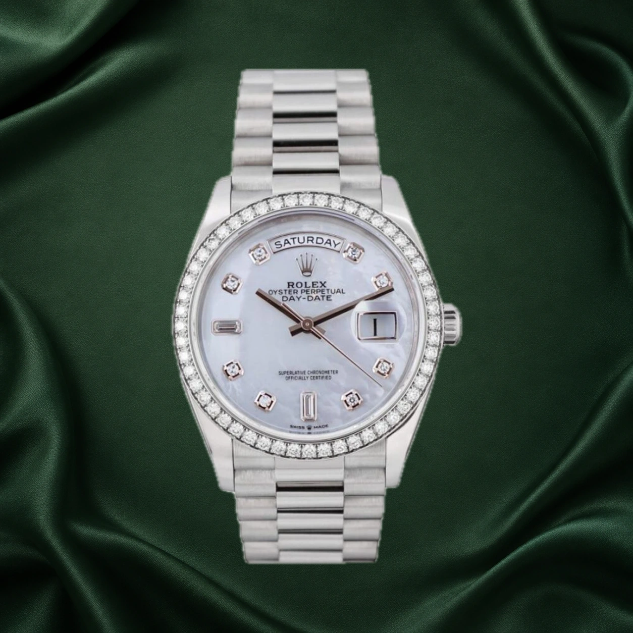Rolex Daydate President 128349RBR · partner reference illustration