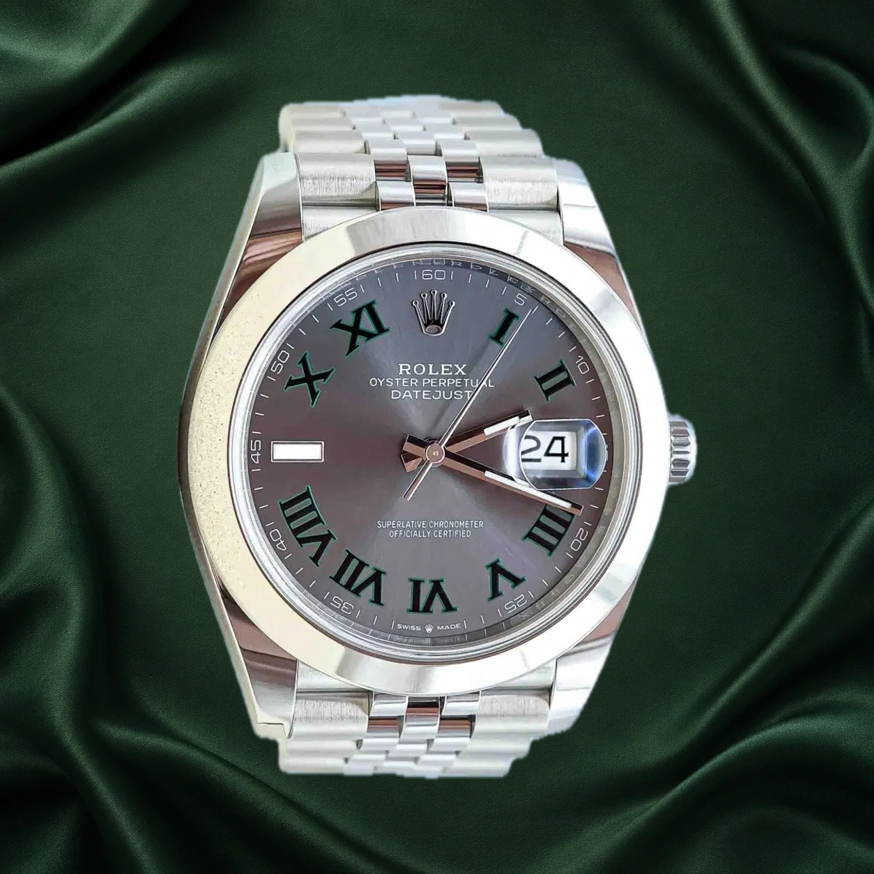 Rolex Datejust 126300 Wimbledon Jubilee · partner reference illustration