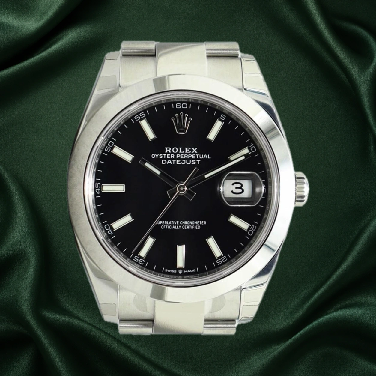 Rolex Datejust Oyster 126300 · partner reference illustration