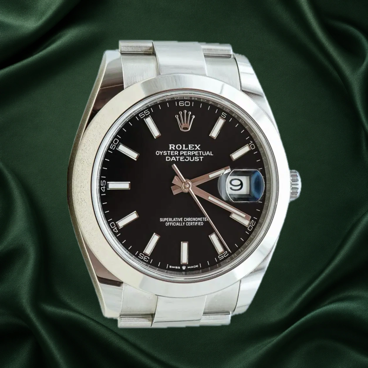 Rolex Datejust 126300 Black Oyster · partner reference illustration