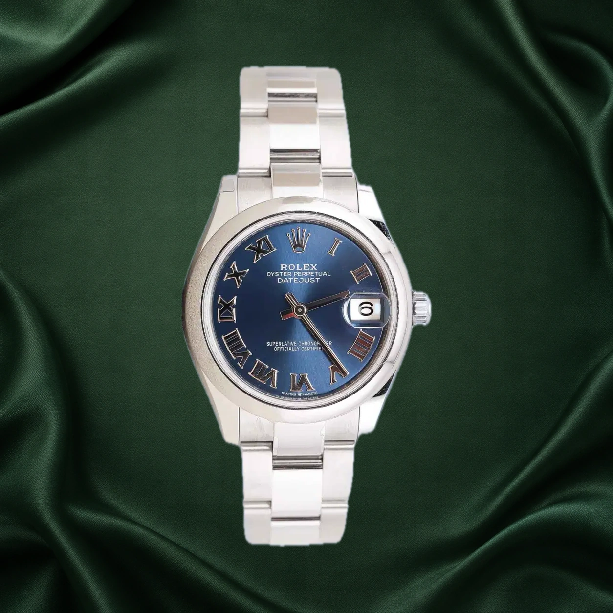 Rolex Datejust 278240 Blue Roman Oyster · partner reference illustration