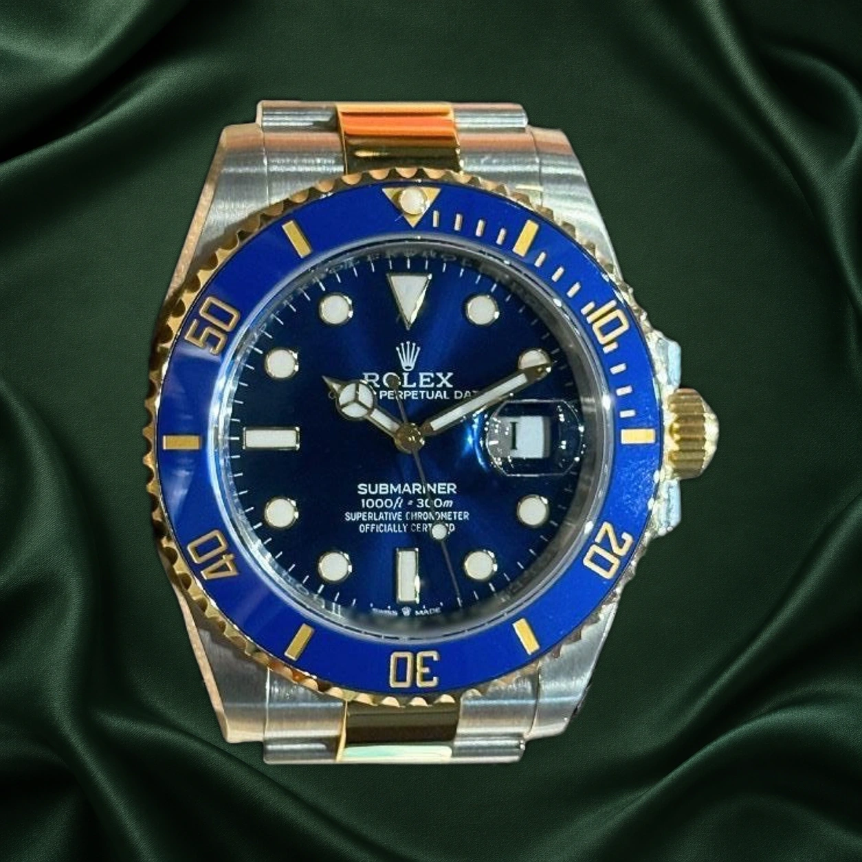 Rolex Submariner Two-tone Yellow Gold 126613LB Blue Dial 126613 Bluesy · partner reference illustration