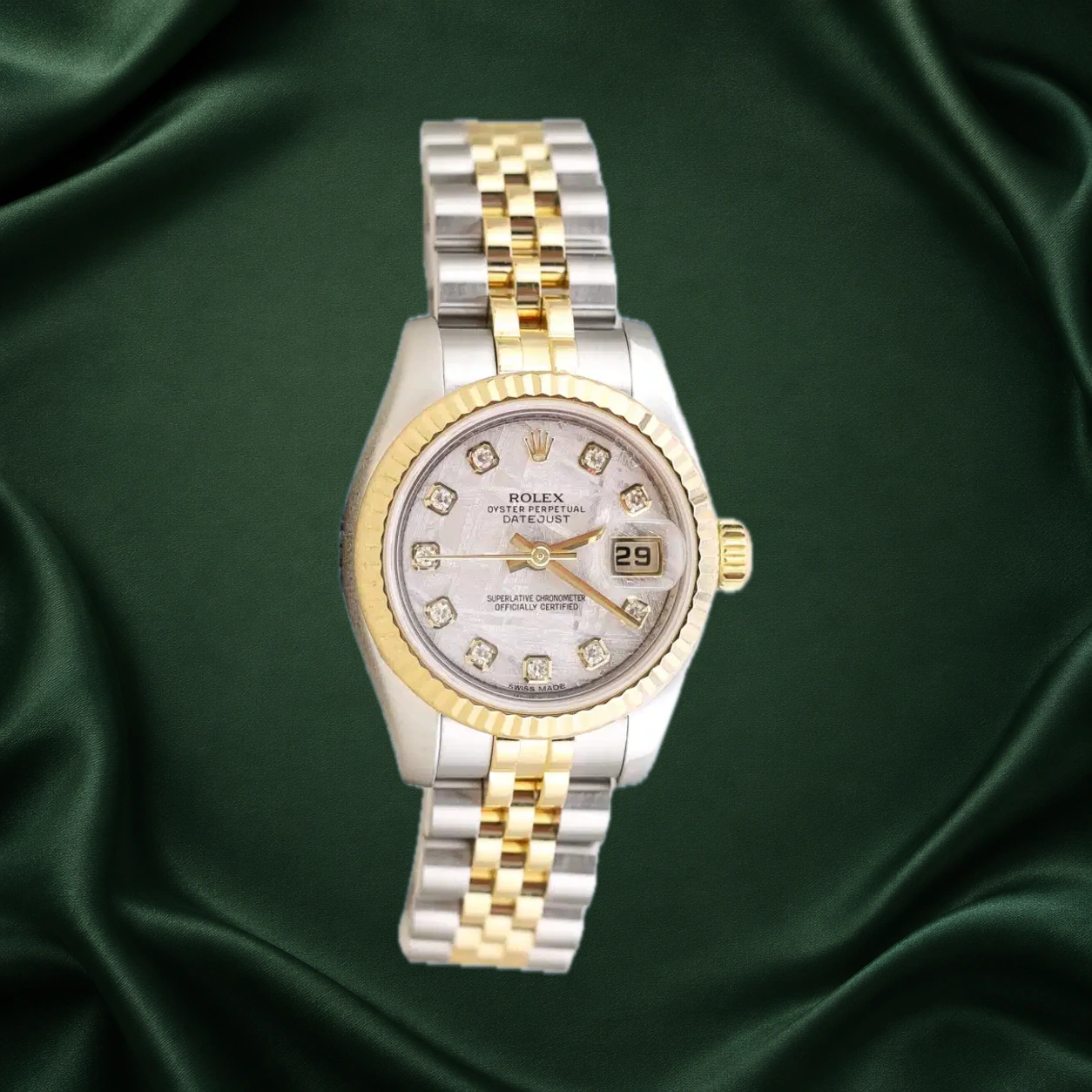 Rolex Datejust 179173 Meteorite w 10 Point Diamonds Jubilee · partner reference illustration