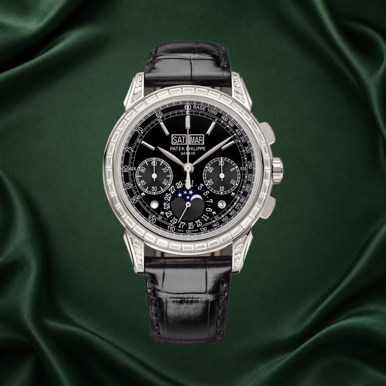 Patek Philippe Grand Complication Perpetual Calendar Chronograph 5271P 5271 Platinum · partner reference illustration