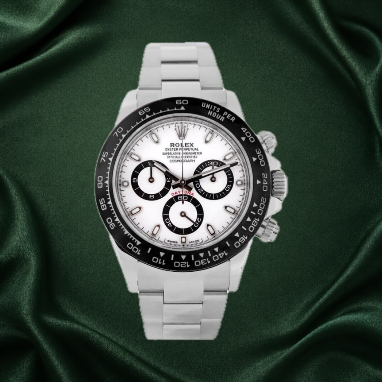 Rolex Daytona Panda Oyster 116500LN · partner reference illustration