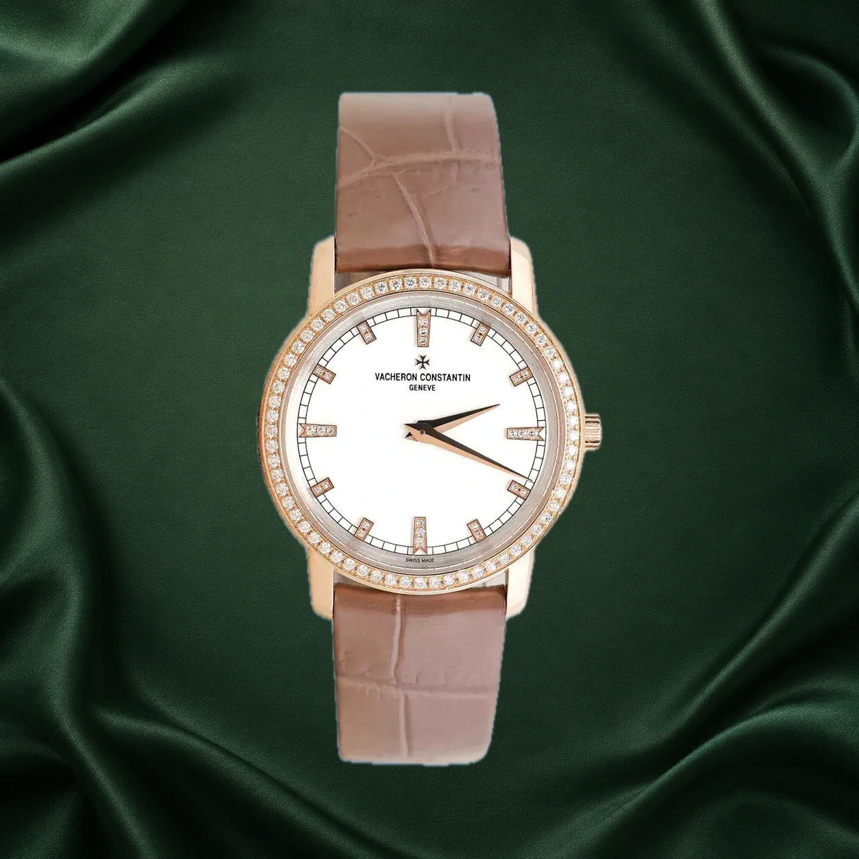 Vacheron Constantin Traditionalle Quartz 25558/000R-9406 Silver · partner reference illustration