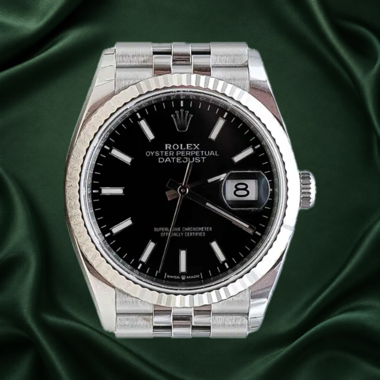 Rolex Datejust 126234 Black Jubilee · partner reference illustration