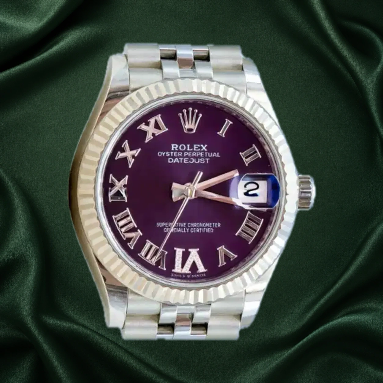 Rolex Datejust 278274 Aubergine w VI Diamond Jubilee · partner reference illustration