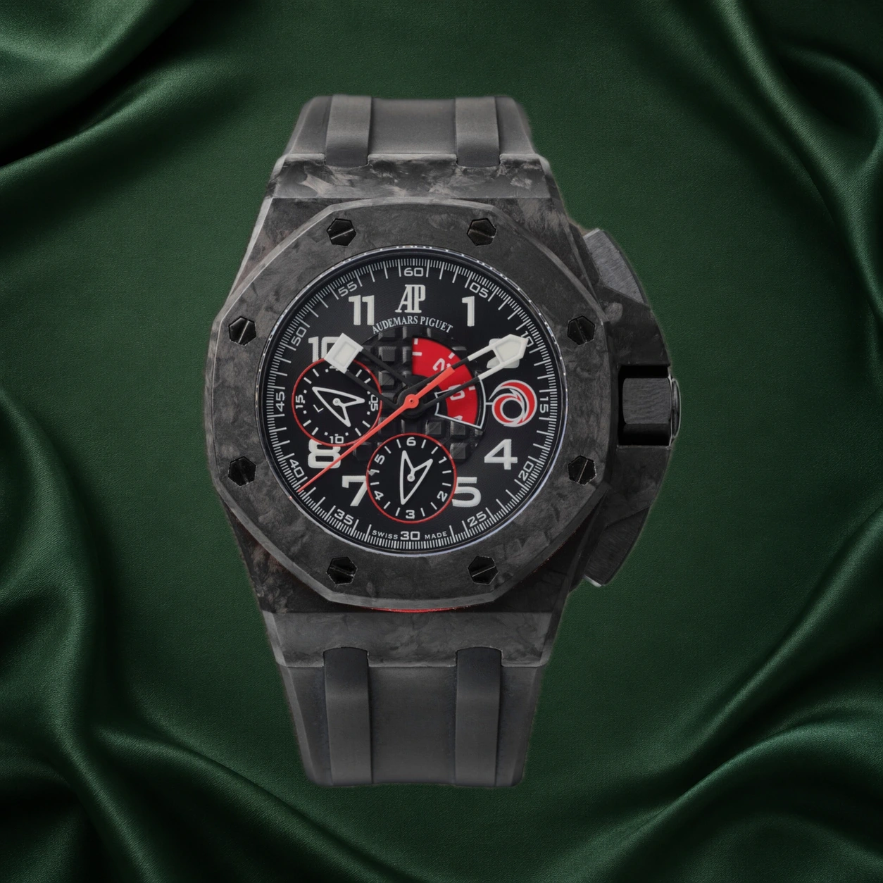 Audemars Piguet Royal Oak Offshore Chronograph 26062FS Team Alinghi 44 mm Forged Carbon 26062 · partner reference illustration