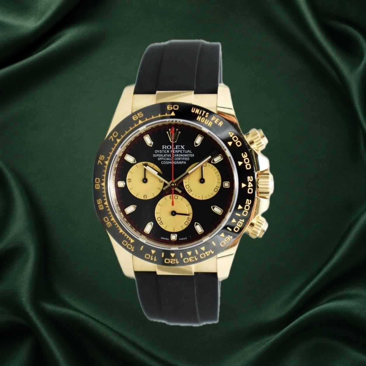 Rolex Daytona Paul Newman Oysterflex 116518LN · partner reference illustration