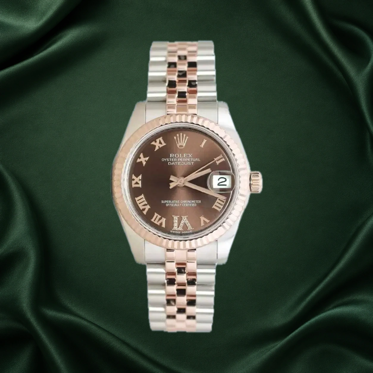 Rolex Datejust 178271 Chocolate w VI Diamond Jubilee · partner reference illustration