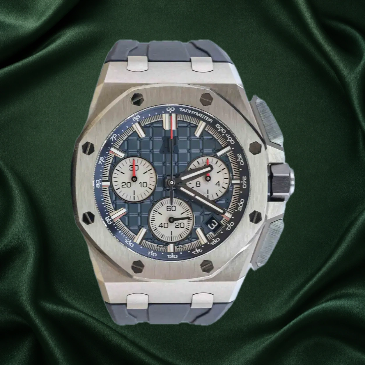 Audemars Piguet Royal Oak Offshore 26420TI.OO.A027CA.01 Blue · partner reference illustration
