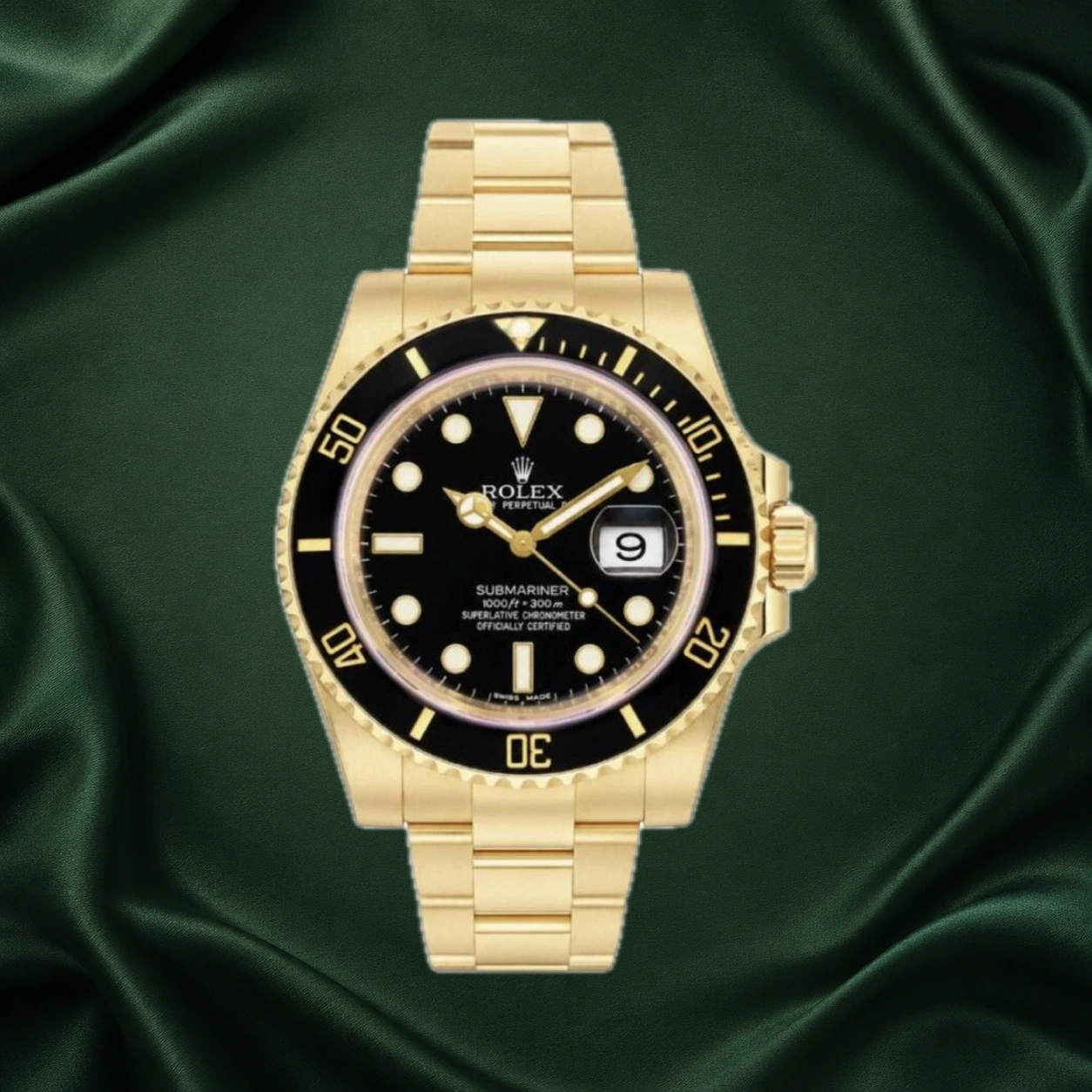 Rolex Submariner Oyster 116618LN · partner reference illustration