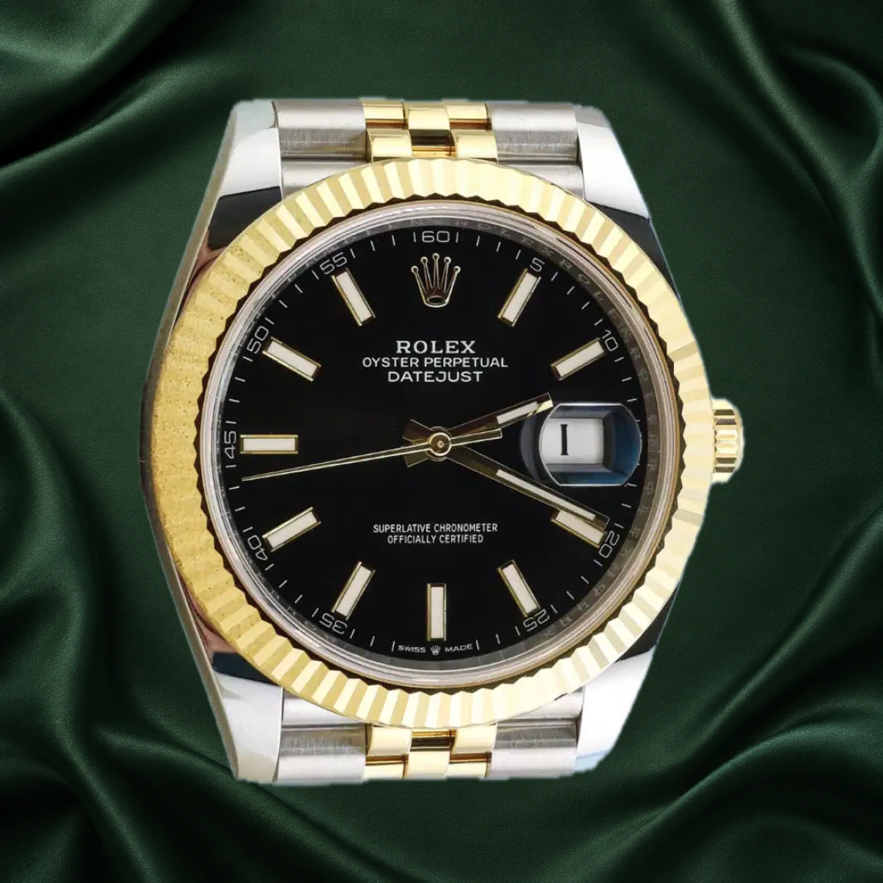 Rolex Datejust 126333 Black Jubilee · partner reference illustration