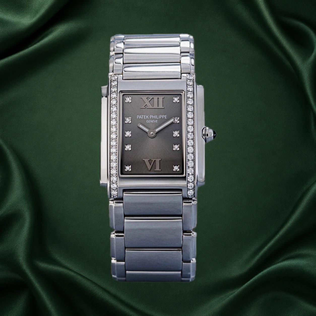 Patek Philippe Twenty~4 Grey Dial 4910/10A-010 Stainless Steel · partner reference illustration