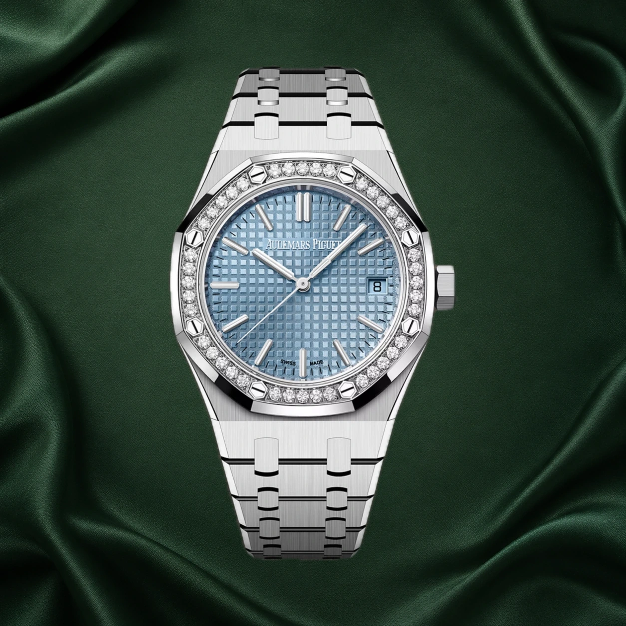 Audemars Piguet Royal Oak 37mm 15551ST Ice Blue Dial Stainless Steel 15551 · partner reference illustration