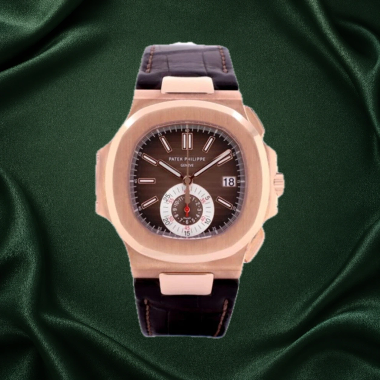 Patek Philippe Nautilus Strap 5980R-001 · partner reference illustration