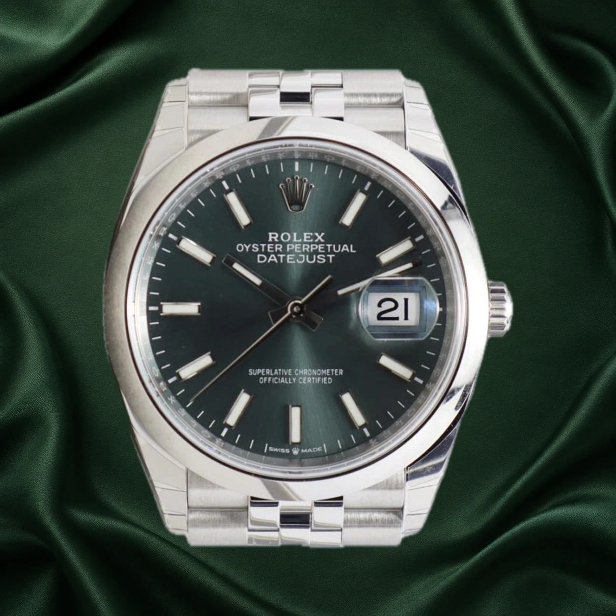 Rolex Datejust Jubilee 126200 · partner reference illustration