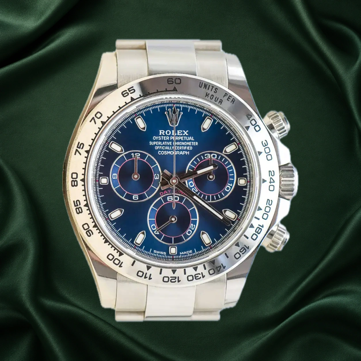 Rolex Daytona 116509 Blue Oyster · partner reference illustration