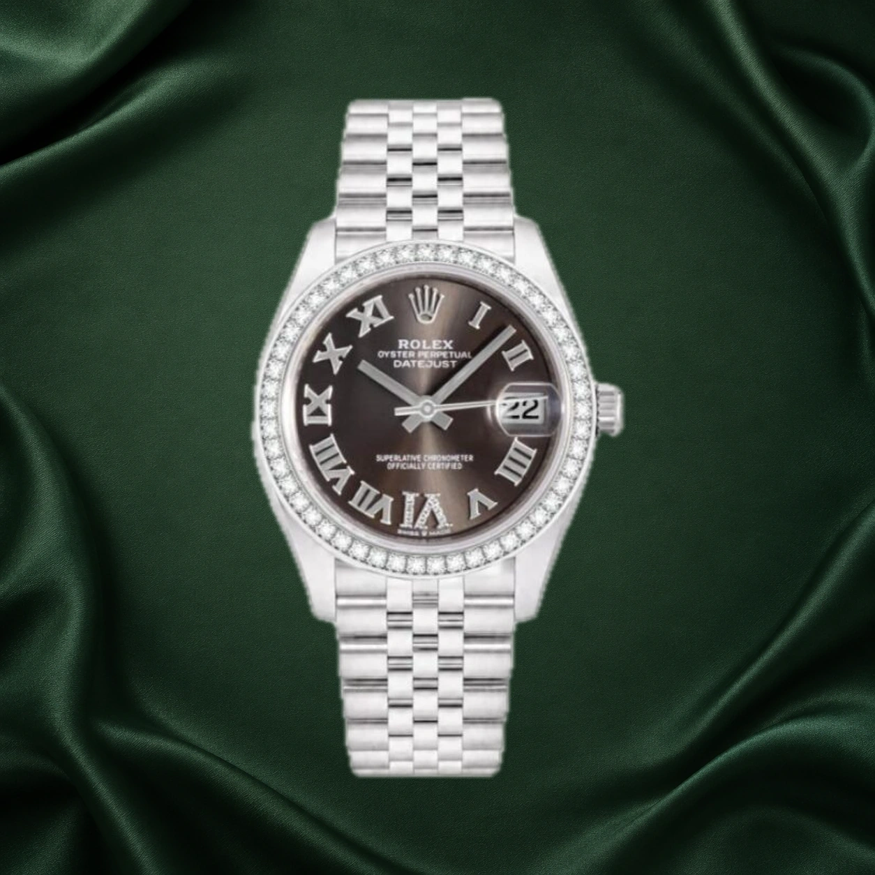 Rolex Datejust Jubilee 278384RBR · partner reference illustration