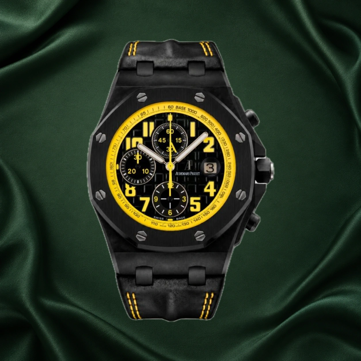 Audemars Piguet Royal Oak Offshore BumbleBee Strap 26176FO.OO.D101CR.02 · partner reference illustration