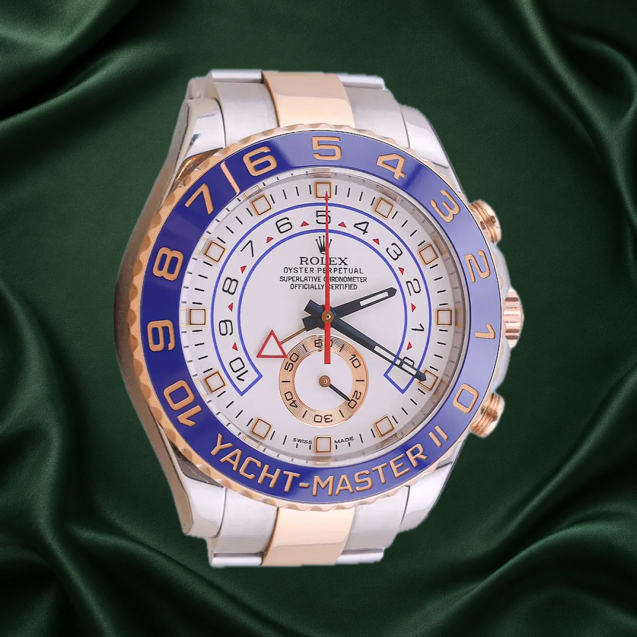 Rolex Yacht Master II 116681 White Oyster · partner reference illustration