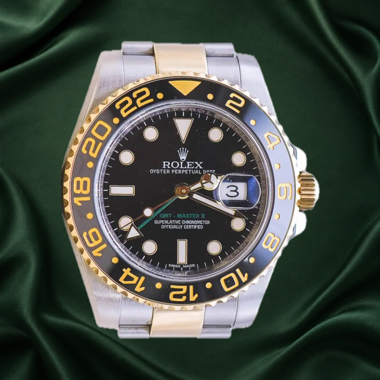 Rolex GMT Master II 116713LN Black Oyster · partner reference illustration