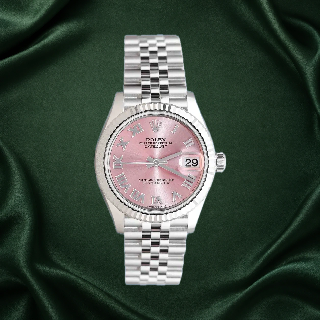 Rolex Datejust 278274 Pink w Roman Jubilee · partner reference illustration