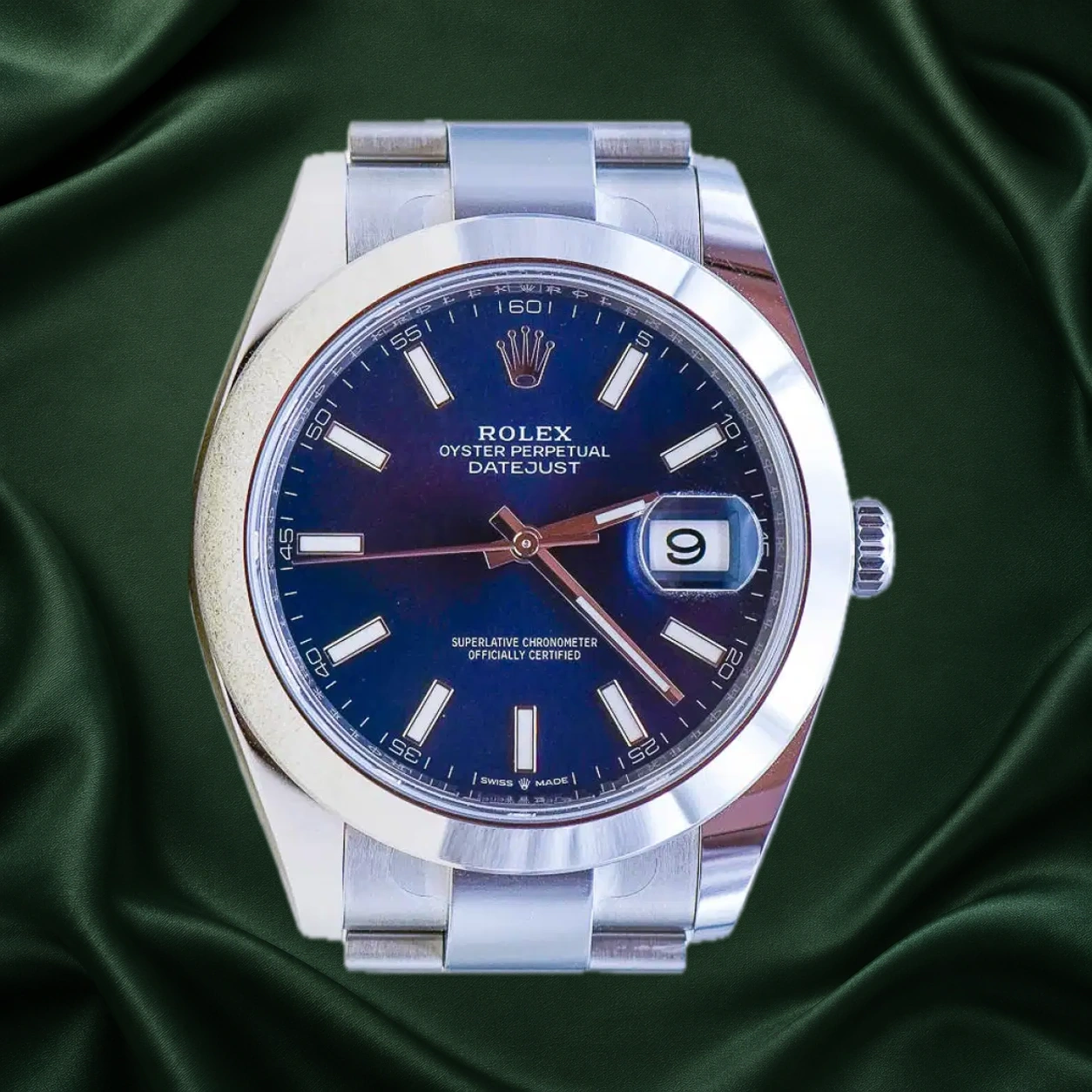 Rolex Datejust 126300 Blue Oyster · partner reference illustration