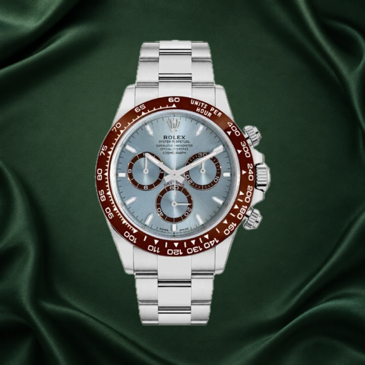 Rolex Daytona Platinum Platona Oyster 126506 · partner reference illustration