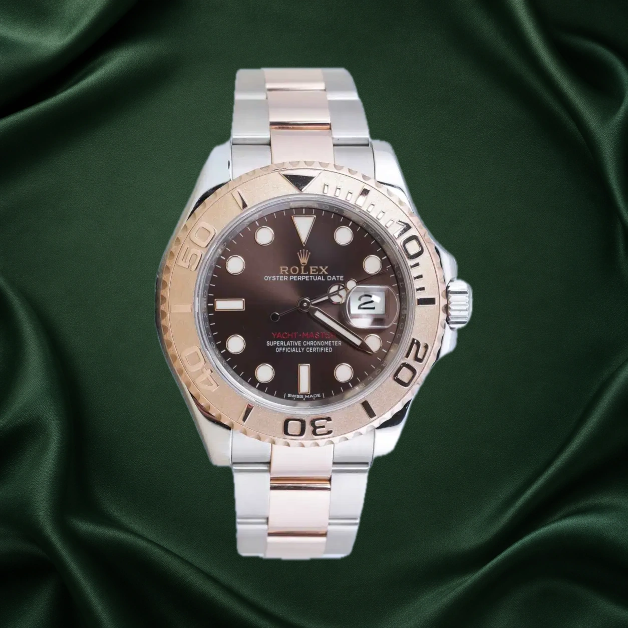 Rolex Yacht Master 116621 Chocolate Oyster · partner reference illustration