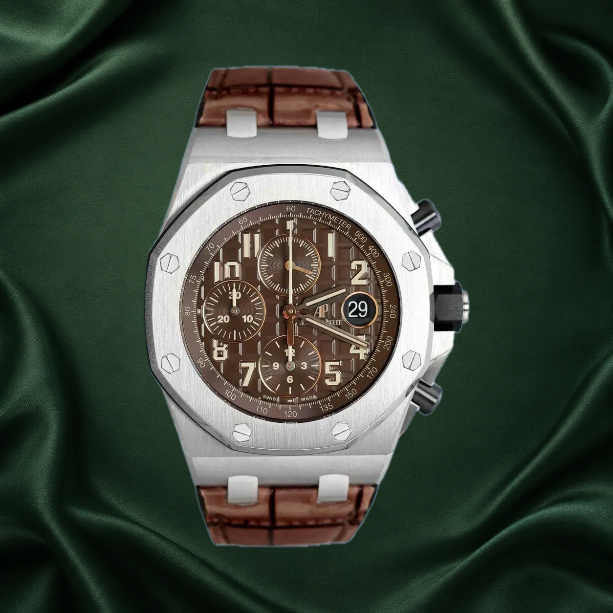 Audemars Piguet Royal Oak Offshore Havana 26470ST.OO.A820CR.01 Brown · partner reference illustration