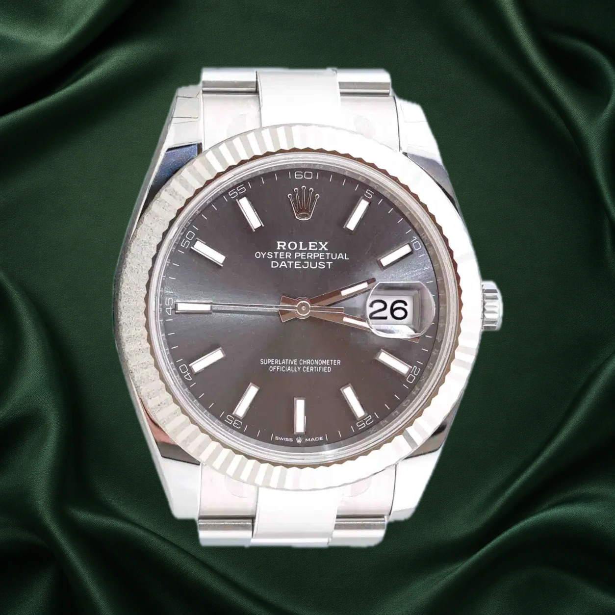 Rolex Datejust 126334 Slate Grey Oyster · partner reference illustration
