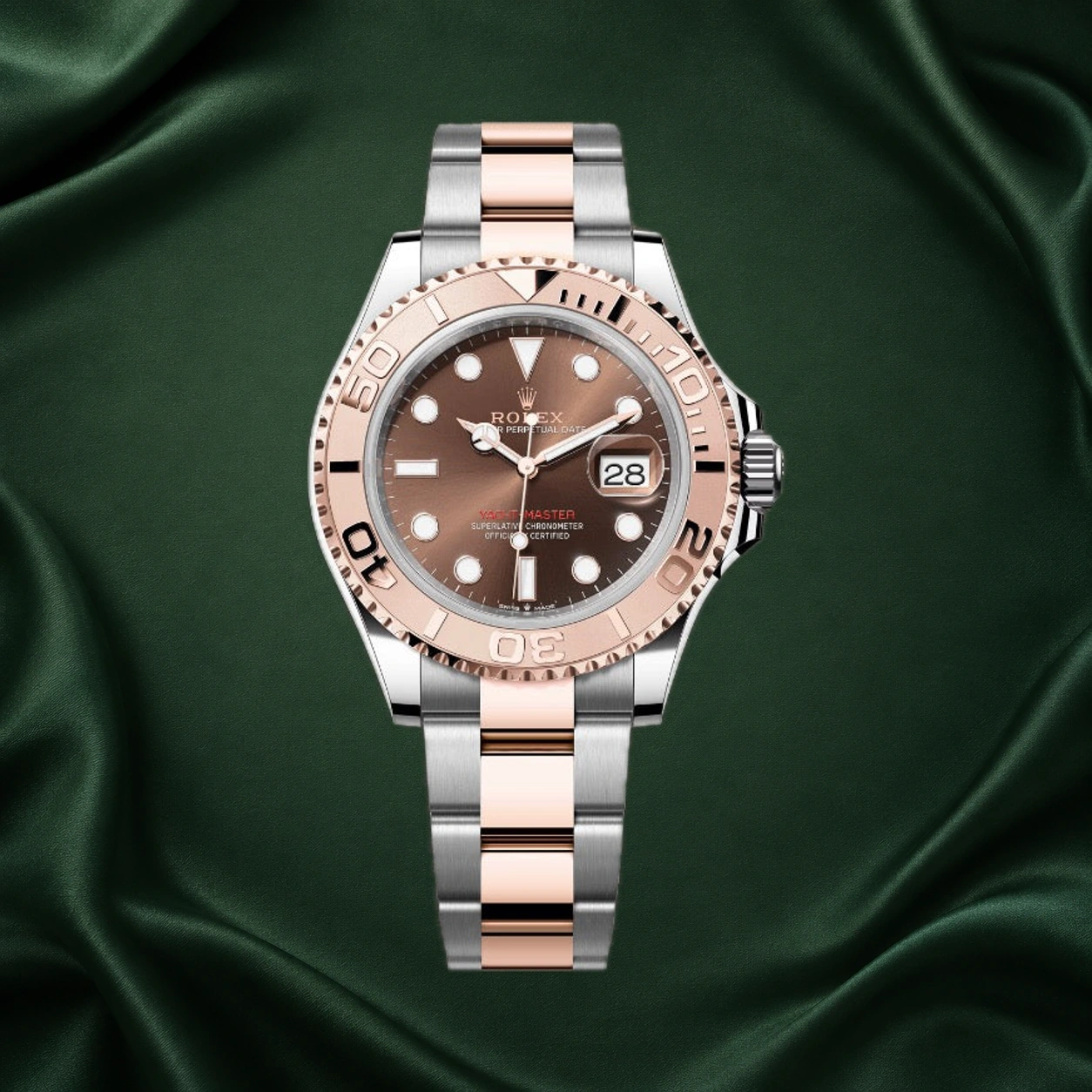 Rolex Yacht-Master 40mm Two-tone 126621-0001 Chocolate Brown Dial Yachtmaster · partner reference illustration