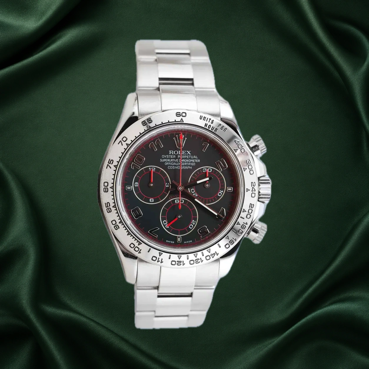 Rolex Daytona Spyder 116509 Black Arabic Oyster · partner reference illustration
