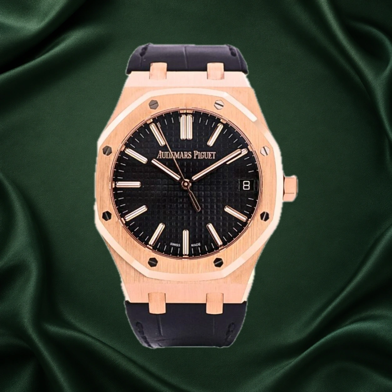 Audemars Piguet Royal Oak Leather 15510OR.OO.D002CR.02 · partner reference illustration